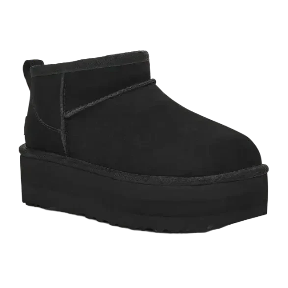 UGG Classic Ultra Mini Platform Boot Damen Schwarz