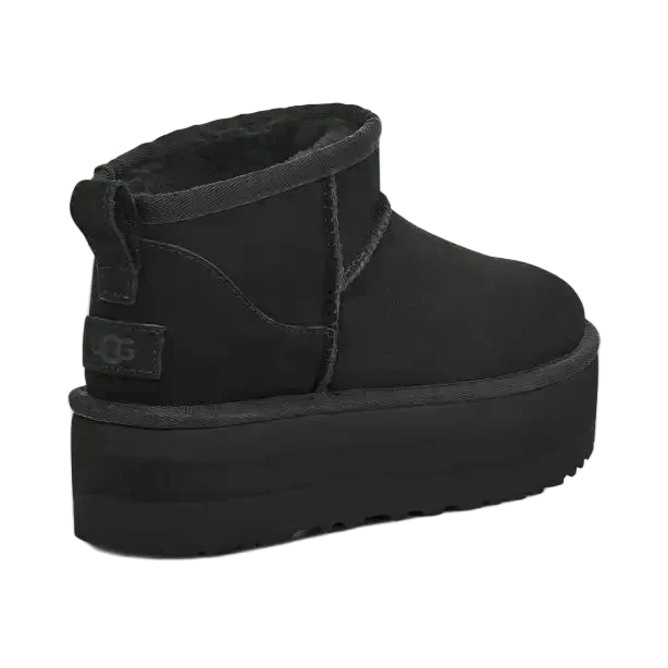UGG Classic Ultra Mini Platform Boot Damen Schwarz